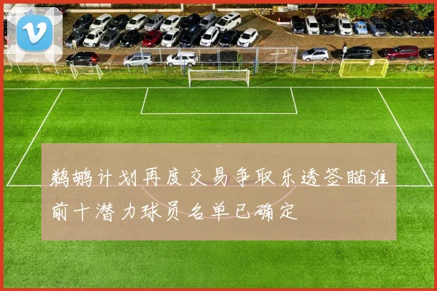 鹈鹕计划再度交易争取乐透签瞄准前十潜力球员名单已确定